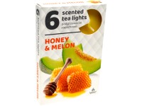 Čajové sviečky 6 ks Honey & Melon