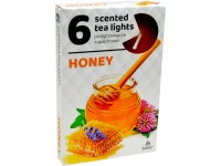Čajové sviečky 6 ks Honey