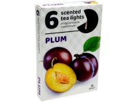 Čajové sviečky 6 ks Plum