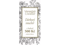 Dárkový voucher Yankee Candle v hodnotě 500 Kč