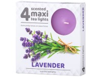Čajové Maxi 4ks Lavender vonné svíčky