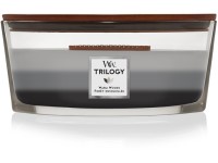 Woodwick Trilogy Warm Woods svíčka loď