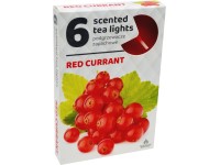 Čajové sviečky 6 ks red currant