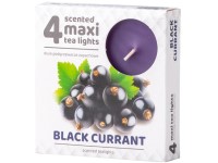 Čajové Maxi 4ks black currant vonné sviečky