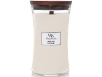 WoodWick White Teak svíčka velká