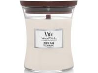 WoodWick White Teak közepes gyertya
