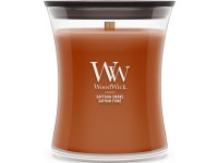 WoodWick Saffron Smoke svíčka střední
