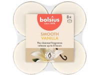 Bolsius Tea Maxi 8 db True Scents Vanilla illatgyertya