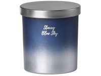 Emocio sviečka v skle s plechovým viečkom Starry Blue Sky 8x9 cm