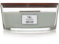 WoodWick Lavender & Cedar svíčka loď