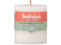 Bolsius Rustic Shine Valec 68x80mm Soft Pearl, krémová sviečka