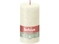 Bolsius Rustic Shine Válec 68x130mm Soft Pearl, krémová svíčka