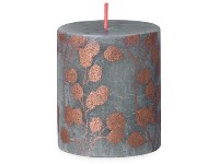 Bolsius Rustic Silhouette Valec 68x80mm Eucalyptus Green sviečka