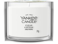 YANKEE CANDLE VOTIVNÍ SVÍČKA PLNĚNÁ VE SKLE CLEAN COTTON