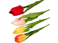 Umelé kvetiny, plast 520mm tulipán, mix farieb