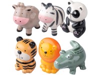 Pokladnička keramická zvieratká mix, farebná