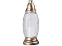 Cintorínske sklo 28,5 cm vklad 100g 36h. vetvička