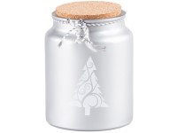 Emocio sklo True Joy vianočná s korkovým vrchnákom vonná Winter Berry Ivy