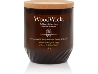 WoodWick ReNew Tomato Leaf & Basil svíčka střední