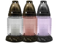 Cintorínske sklo 17cm vklad 30g 9h. mix farieb