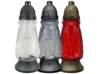 Cintorínske sklo 29 cm vklad 110g 30h. mix farieb