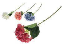 Umělé květiny, plast 670mm hortenzie, mix barev