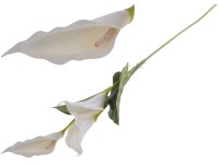 Umělé květiny, plast 870mm kala, bílá