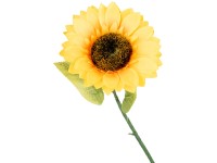 Umělé květiny, plast 800mm slunečnice, žlutá