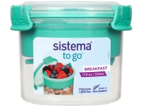 Sistema® TO GO™ Dóza na snídani s miskou a lžičkou 530 ml, mátová