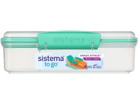 Sistema® TO GO™ Krabička na svačinu s oddělenou přihrádkou 410 ml, mátová