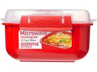 Sistema® Microwave™ Krabička na ohřev jídla 525 ml, červená