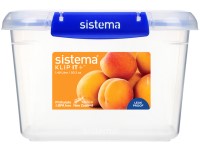 Sistema® KLIP IT PLUS™ Ételtároló doboz 2 csattal 1,49 l