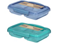 Sistema Ocean Bound Small Split Uzsonnás doboz 2 rekesszel 350 ml, vegyes színek