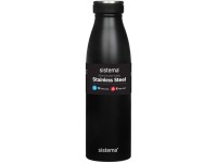 Sistema® Hydrate™ Termofľaša Stainless Steel 500 ml, čierna