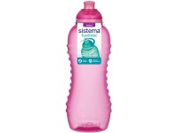 Sistema® Hydrate™ Láhev Squeeze Twist ‘n’ Sip 460 ml, růžová