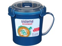 Sistema® Microwave™ Hrnček na polievku 656 ml, modrá