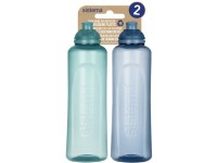 Sistema® Ocean Bound Láhev Swift Squeeze Twist ‘n’ Sip 480 ml 2 pack, mix barev