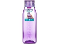 Sistema® Hydrate™ Láhev Square šroubovací víčko 475 ml, fialová