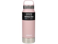 Sistema® Hydrate™ Termoláhev Stainless Steel 650 ml, růžová