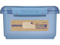 Sistema® Ocean Bound Krabička na obed s príborom 1,2 l, modrá