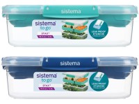 Sistema TO GO STAX Ételtároló doboz 2,2 l, zöld, kék
