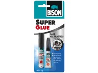 BISON SUPER GLUE All Plastic 3 ml + 2 g