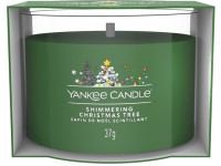 YANKEE CANDLE ÜVEGBE TÖLTÖTT MINTAGYERTYA SHIMMERING CHRISTMAS TREE