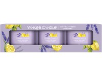 YANKEE CANDLE SADA VOTIVNÍCH SVÍČEK PLNĚNÝCH VE SKLE PRALINE & BIRCH LEMON LAVENDER