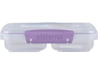 Sistema® TO GO™ Krabička na desiatu s 2 oddielmi 350 ml, fialová