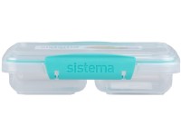 Sistema® TO GO™ Krabička na desiatu s 2 oddielmi 350 ml, zelená