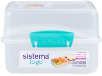 Sistema® TO GO™ Krabička na obed s 2 oddielmi 1,4 l, mäta