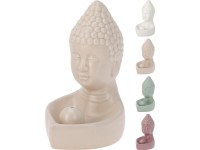 Dekorácia porcelán 100x72x123mm na vonné tyčinky budha, mix farieb