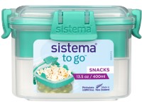 SM.To Go/Ételtároló tállal 400 ml, zöld