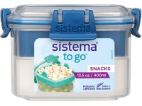SM.To Go/Ételtároló tállal 400 ml, kék